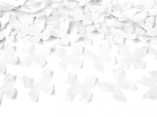 Tube shooting white butterflies - 80 cm - 1 pcs.