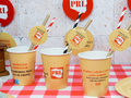 Kubeczki papierowe na urodziny PRL - 250 ml - 6 szt.