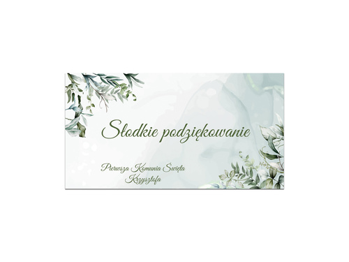 Naklejki personalizowane na pudełka na ciasto - 30 szt.