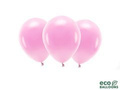EKO Balony lateksowe pastelowe różowe - bardzo duże - 10 szt.