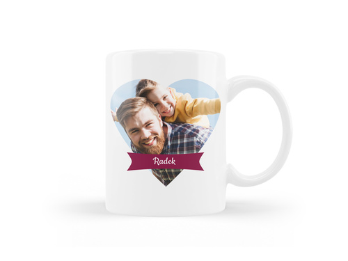 Kubek personalizowany na dzień ojca ze zdjęciem - 330ml