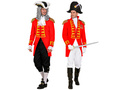 Red parade coat