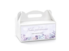 Wedding cake box, 6 pcs