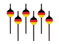 EKO straws Flag of Germany - 6 pcs.