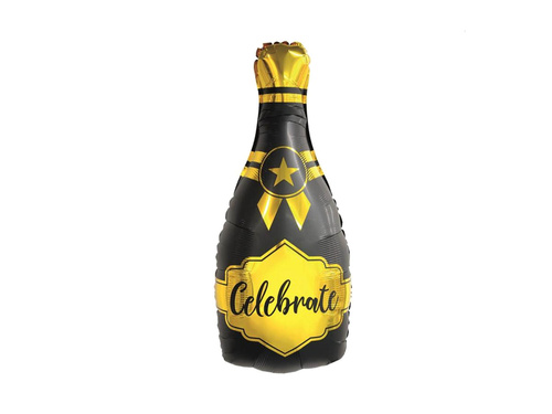 Bottle od champagne Foil Balloon - 76 cm