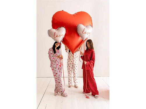 Balon foliowy Serce Love - 50 x 47 cm - 1 szt.