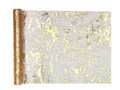 Decoration glossy table runner - gold - 28 cm x 5 m - 1 pcs.