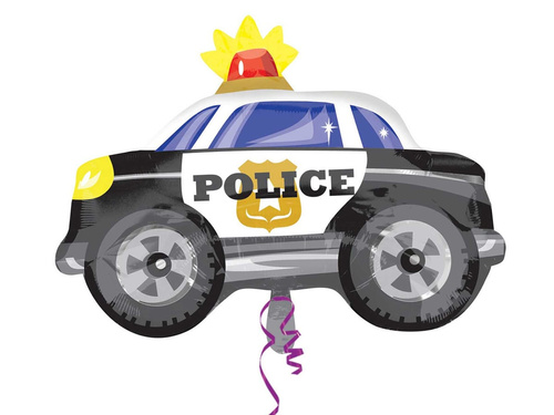 Radio car foil balloon - 60 x 45 cm - 1 pc.