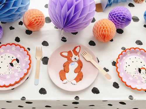 Paper plates Dog- 18 cm - 6 pcs