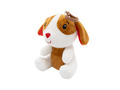 2-in-1 plush toy balloon weight dog with loop - 11 cm - 120g