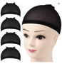 Black wig caps - 2 pc.