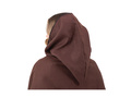 Peleryna z kapturem - brązowa - 90 cm