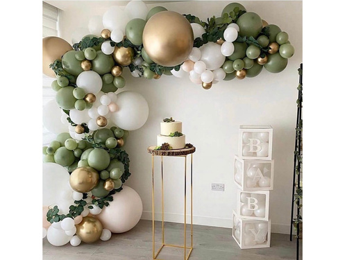 Set of balloons for balloon garland green - 152 pcs.