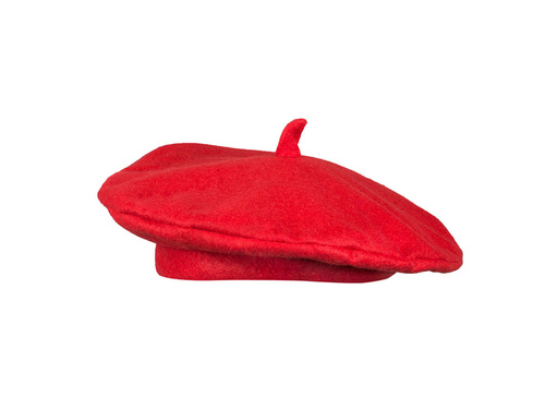 Red beret - 1 pc
