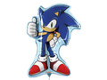 Balon foliowy Sonic  - 49x64 cm - 1 szt