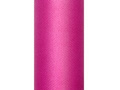 Fuchsia smooth tulle - 30 cm x 9 meters - 1 pcs.