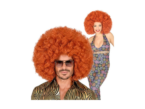 Ruda duża peruka afro
