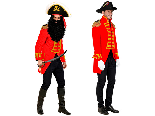 Red parade coat