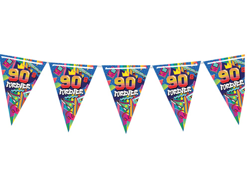 Baner flagi 90's Forever - 300 cm - 1 szt.