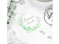 Holy Communion paper napkins with eucalyptus - 33 cm - 10 pcs.