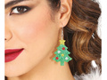 Kolczyki Choinka - 1 para