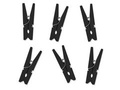 Wooden buckles black - 10 pcs.