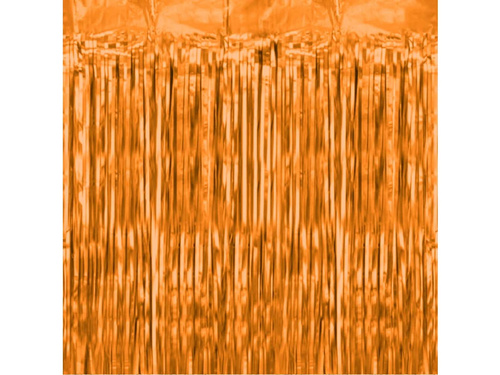 Curtain - orange door curtain - 100 x 250 cm