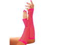 Pair of pink neon gloves