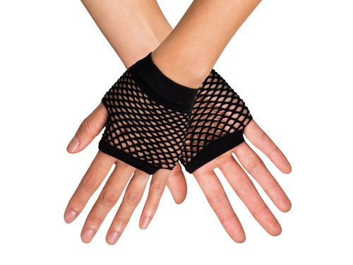 Pair of black wrist gloves