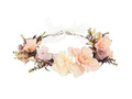 Garland with peach and pink flowers - 1 piece.