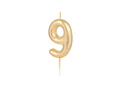 Gold Candle no 9 - 1 pc