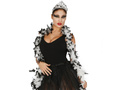 Boa 180 cm, black & white 1 pc