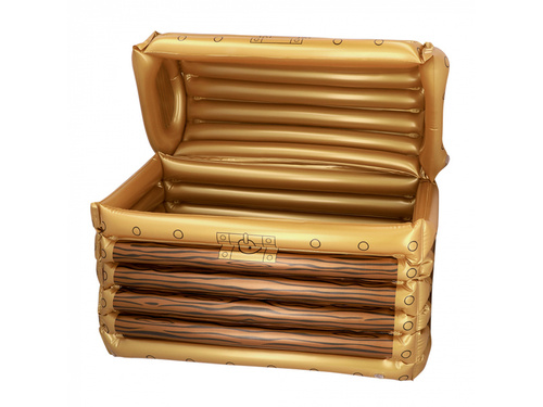 Inflatable treasure chest cooler - 60 cm - 1 pc