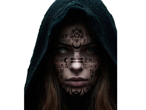 Tatuaż Satanista  - 1 szt.