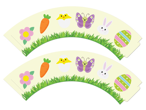 Easter paper cups - 6 pcs.