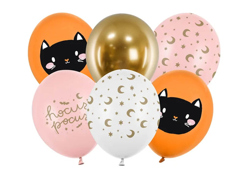 Hocus Pocus latex balloons for Halloween - 30 cm - 6 pcs.