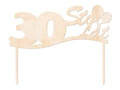 Cake topper 30 birthday - 1 pc