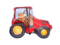 Tractor red foil balloon - 73 x 95 cm - 1 pc.