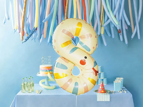 Number 8 Foil Balloon - 72 cm - 1 pc