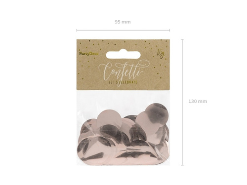 Confetti circles gold and pink - 15g