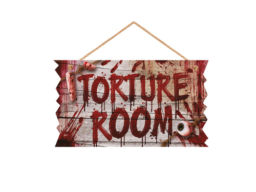 Sign Torture Room - 20 x 35 cm