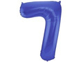 Balon foliowy matowy cyfra 7 - 86 cm - 1 szt.