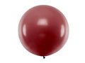 Giant balloon 1 m in diameter - maroon pastel.