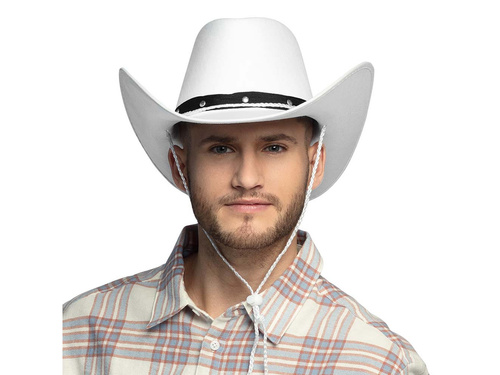 Cowboy white hat
