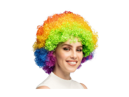 Peruka Afro Groove wielokolorowa