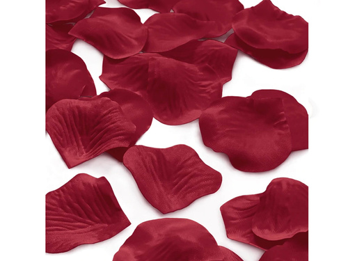 Rose petals - maroon - 100 pcs.