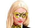 Carnival sequin gold mask - 1 pc.