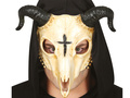 Foam half mask Skull - 1 pc