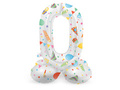 Balon foliowy stojący cyfra 0 Party - 72 cm - 1 szt.