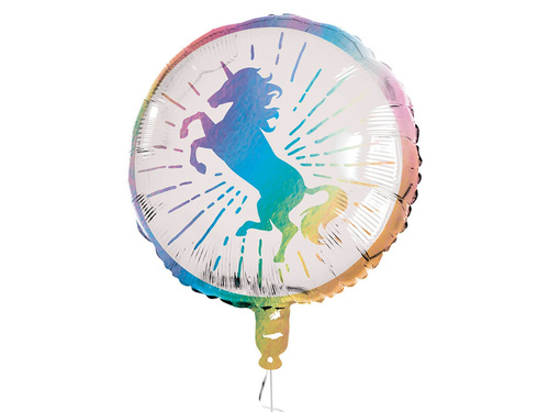 Balon foliowy Jednorożec - 45 cm - 1 szt.
